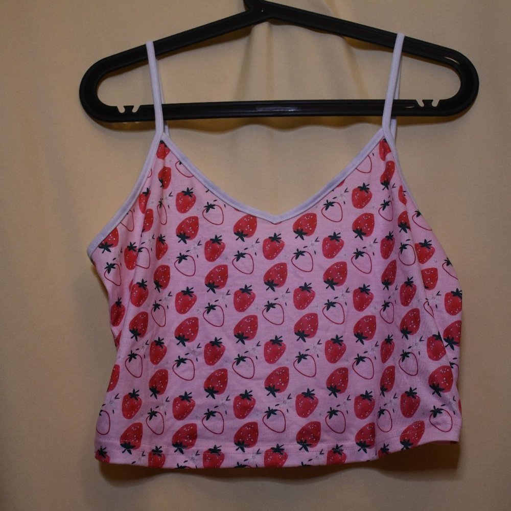 A Cute Strawberry Crop Top
